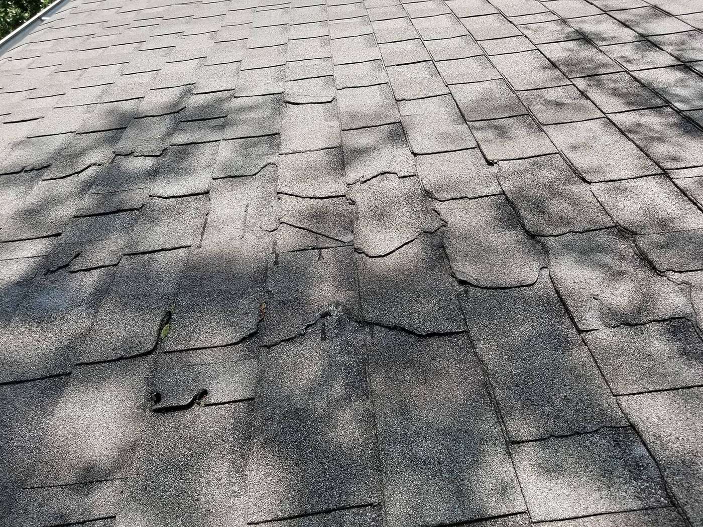 Roof before replacement
